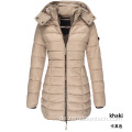 Damen langer Winterjackenmantel